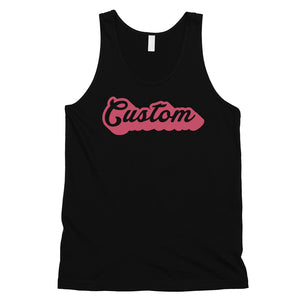 Pink Pop Up Text Amazing Bright Custom Mens Personalized Tank Tops