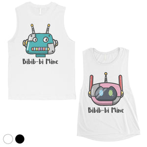 Bibib-bi Mine Couples Matching Muscle Tank Tops Anniversary Gift