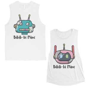 Bibib-bi Mine Couples Matching Muscle Tank Tops Anniversary Gift