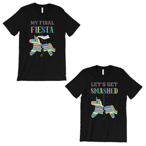 Final Fiesta Smashed Pinata Matching Couple Gift Shirts Adorable