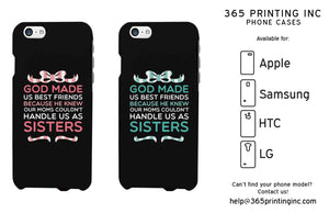 God Made Us Cute BFF Mathing Phone Cases For Best Friends Great Gift Idea - 365INLOVE