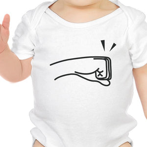 Fists Pound Baby and Pet Matching White Shirts