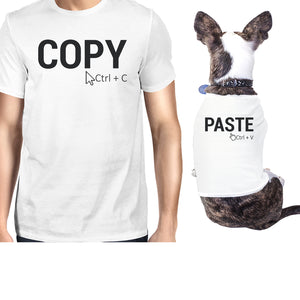 Copy And Paste Small Dog and Owner Matching Shirts Small Dog ONLY