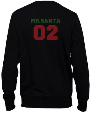 Mr Santa 02 and Mrs Santa 01 Matching Christmas Couple Sweatshirts - 365INLOVE