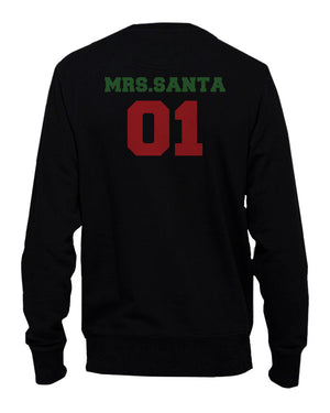 Mr Santa 02 and Mrs Santa 01 Matching Christmas Couple Sweatshirts - 365INLOVE