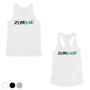 Zombae And Zombabe Matching Couple Tank Tops