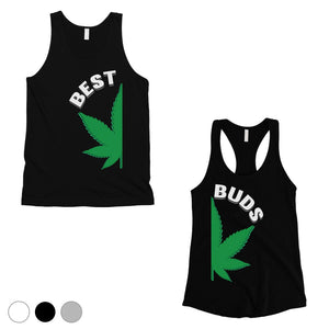 Best Buds Marijuana Matching Couple Tank Tops Gag Anniversary Gift