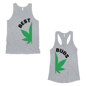 Best Buds Marijuana Matching Couple Tank Tops Gag Anniversary Gift