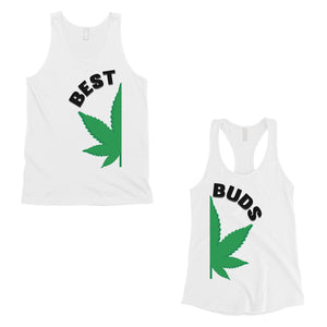 Best Buds Marijuana Matching Couple Tank Tops Gag Anniversary Gift