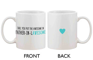 Funny Coffee Mug for Dad - Father-In-Lawesome, Father's Day Mug Cup Gift - 365INLOVE