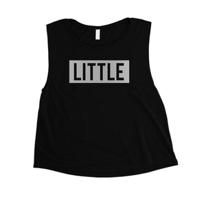 Big Little Boxed-SILVER Womens Crop Top Magnificent Perfect Gift