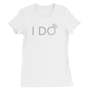 I Do She Said Yas-SILVER Womens T-Shirt Cute Playful Sweet Gift