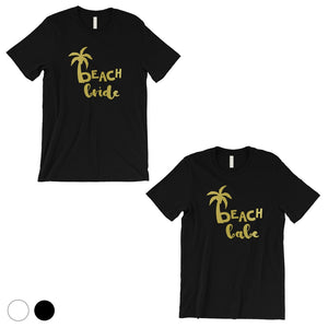 Beach Bride Babe Palm Tree-GOLD Mens T-Shirt Exciting Cool Gift