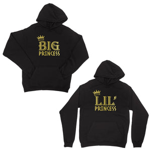 Big Little Princesss-GOLD Unisex Pullover Hoodie Cool Collective