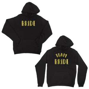 Bride Team Bride-GOLD Unisex Pullover Hoodie Exciting Anniversary