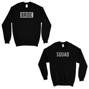 Bride Squad Boxed-SILVER Unisex Crewneck Sweatshirt Fun Anniversary