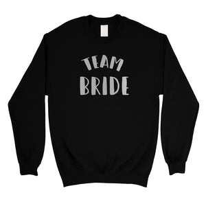 Bride Team Bride-SILVER Unisex Crewneck Sweatshirt Supportive Cool