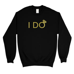 I Do She Said Yas-GOLD Unisex Crewneck Sweatshirt Elegant Perfect